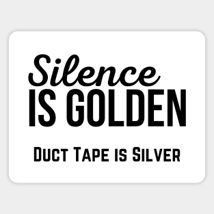 Funny Introvert Sarcastic Dark Humor Jokes Silence in Library Quiet Friend Quote Magnet